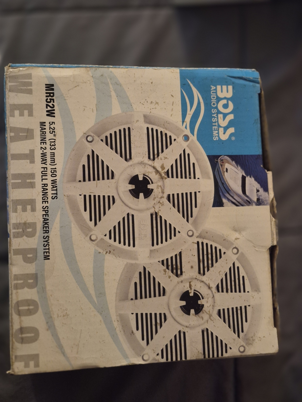 BOSS Audio Systems MR52W 5.25" White Marine Speakers (Pair)